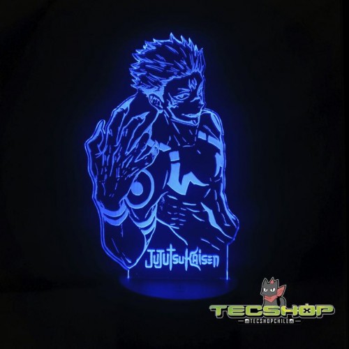 Lámpara Led 3d Jujutsu Kaisen ( Sukuna )+control Remoto