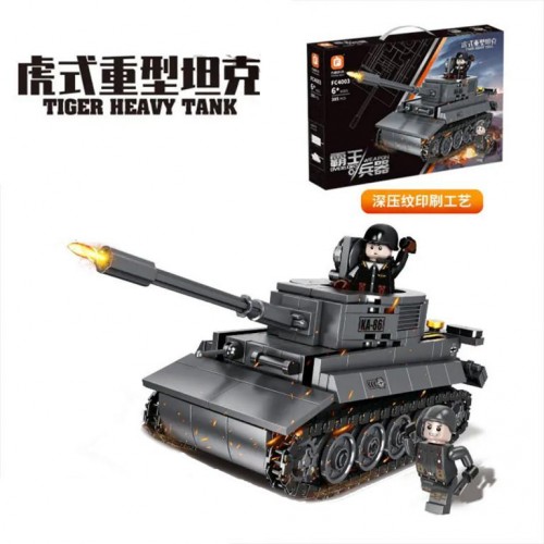 Tanque Tiger Heavy 385 Pcs (bloques De Construcción)